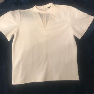Ann Taylor Keyhole Blouse